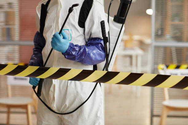 Professional Blood Cleanup technician working in Maplewood, MO